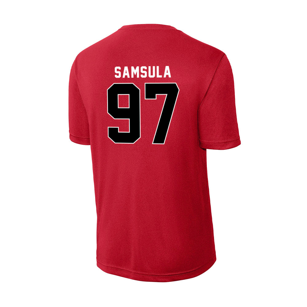 Utah - NCAA Football : Lucas Samsula - Activewear T-Shirt-1