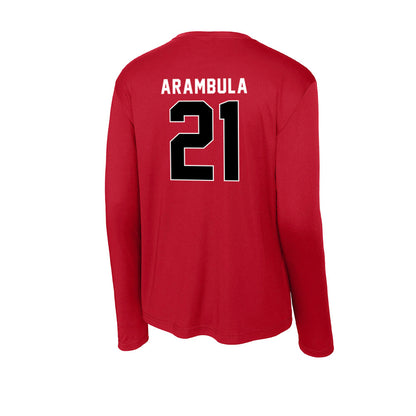 Utah - NCAA Baseball : Daniel Arambula - Activewear Long Sleeve T-Shirt-1