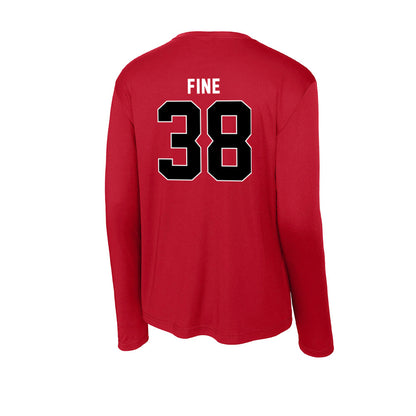 Utah - NCAA Baseball : Dillon Fine - Activewear Long Sleeve T-Shirt-1