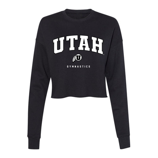 Utah - NCAA Women's Gymnastics : Sarah Krump - Women's Cropped Crew Fleece-0