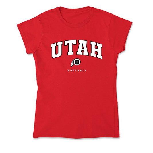 Utah - NCAA Softball : Taylor Mediano - Soft Style Women’s T-Shirt-0