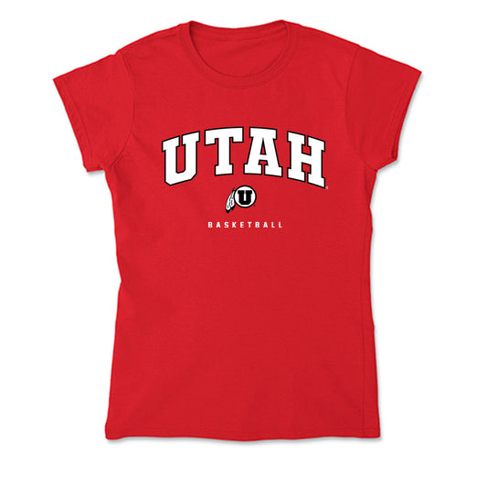Utah - NCAA Men's Basketball : Malek Gomma - Soft Style Women’s T-Shirt-0