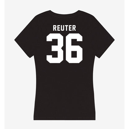 Georgia - NCAA Equestrian : Katharine Reuter - Women's V-Neck T-Shirt-1