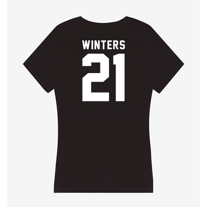 Georgia - NCAA Women's Soccer : Devon Winters - Women's V-Neck T-Shirt-1