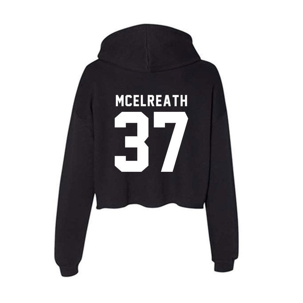 Georgia - NCAA Football : Benjamin McElreath - Classic Shersey Women's Crop Fleece Hooded Sweatshirt-1