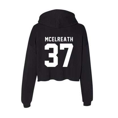 Georgia - NCAA Football : Benjamin McElreath - Classic Shersey Women's Crop Fleece Hooded Sweatshirt-1
