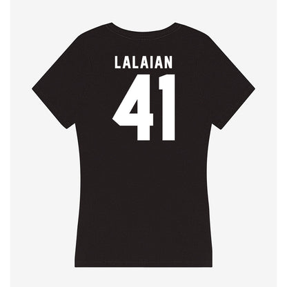 Georgia - NCAA Football : David Lalaian - Women's V-Neck T-Shirt-1