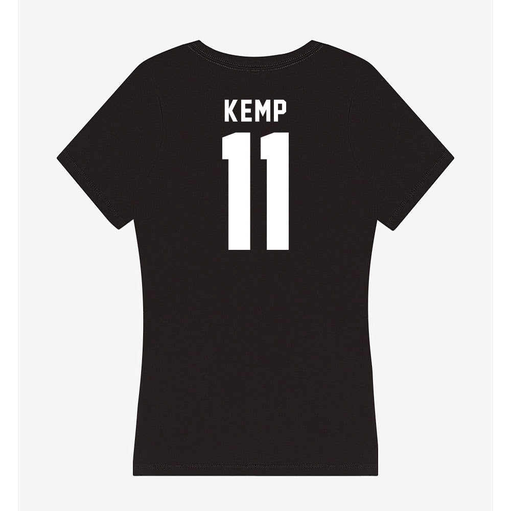 Georgia - NCAA Women's Volleyball : Kendal Kemp - Women's V-Neck T-Shirt-1