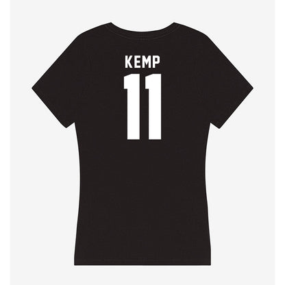 Georgia - NCAA Women's Volleyball : Kendal Kemp - Women's V-Neck T-Shirt-1