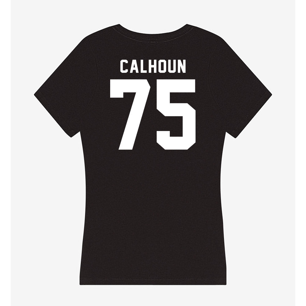 Georgia - NCAA Football : Daniel Calhoun - Women's V-Neck T-Shirt-1