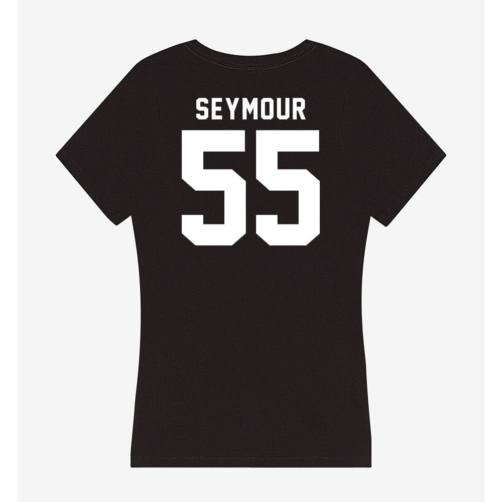 Georgia - NCAA Football : London Seymour - Women's V-Neck T-Shirt-1