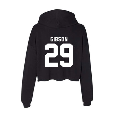 Georgia - NCAA Football : Isaiah Gibson - Women's Crop Fleece Hoodie-1