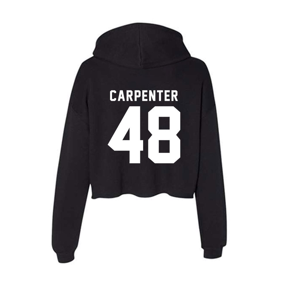 Georgia - NCAA Football : Duncan Carpenter - Women's Crop Fleece Hoodie-1