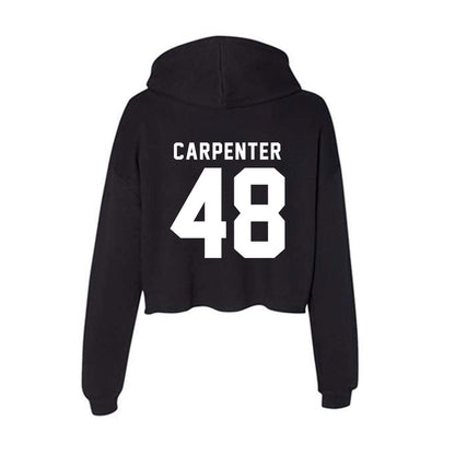 Georgia - NCAA Football : Duncan Carpenter - Women's Crop Fleece Hoodie-1