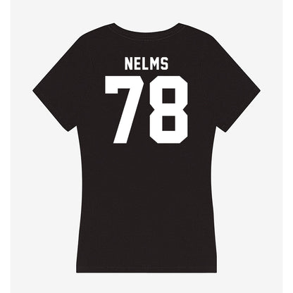 Georgia - NCAA Football : Tate Nelms - Women's V-Neck T-Shirt-1