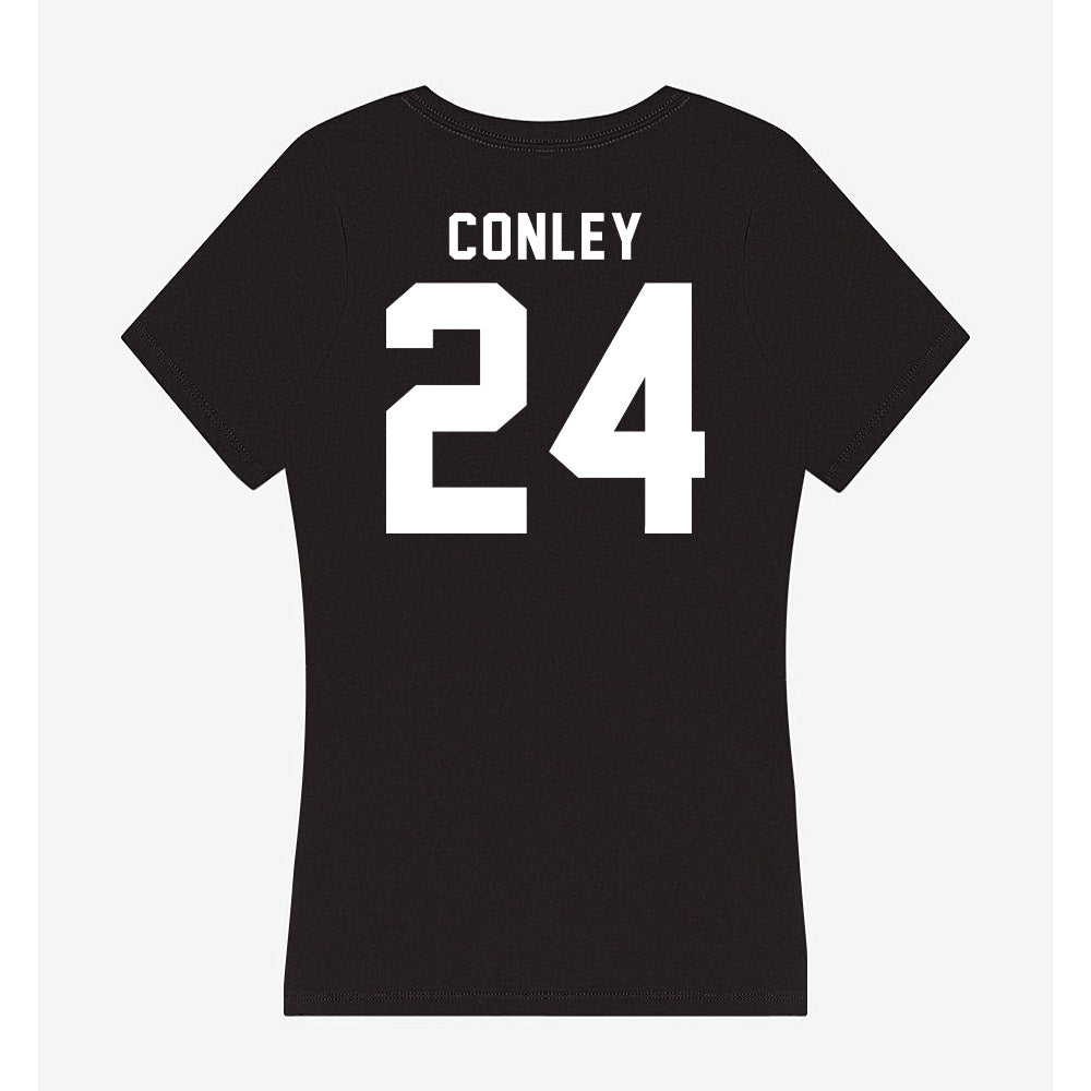 Georgia - NCAA Football : Braylon Conley - Women's V-Neck T-Shirt-1