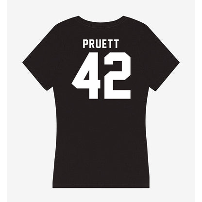 Georgia - NCAA Baseball : Brad Pruett - Women's V-Neck T-Shirt-1