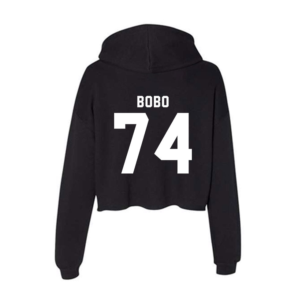 Georgia - NCAA Football : Drew Bobo - Women's Crop Fleece Hoodie-1