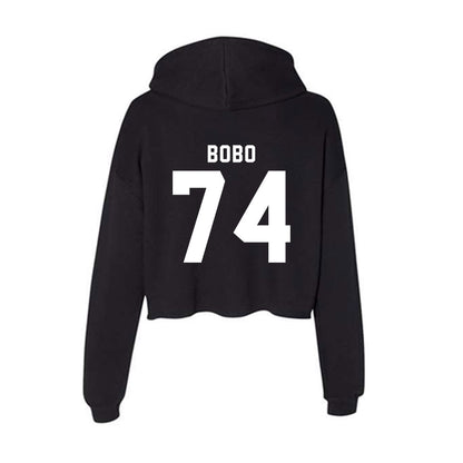 Georgia - NCAA Football : Drew Bobo - Women's Crop Fleece Hoodie-1