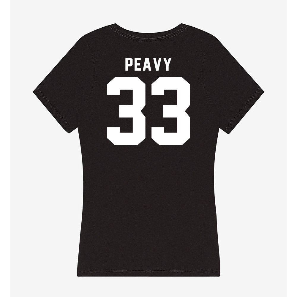 Georgia - NCAA Baseball : Jackson Peavy - Women's V-Neck T-Shirt-1