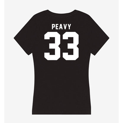 Georgia - NCAA Baseball : Jackson Peavy - Women's V-Neck T-Shirt-1