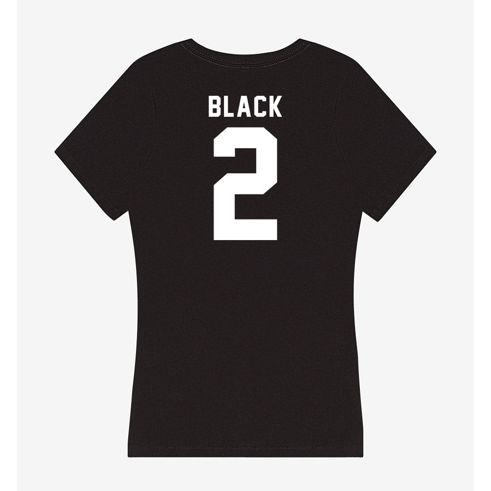 Georgia - NCAA Baseball : Ryan Black - Women's V-Neck T-Shirt-1