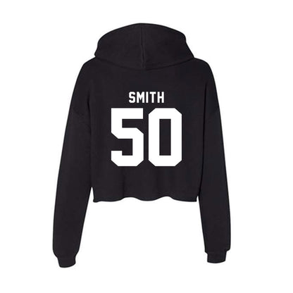 Georgia - NCAA Football : Cortez Smith - Classic Shersey Women's Crop Fleece Hooded Sweatshirt-1