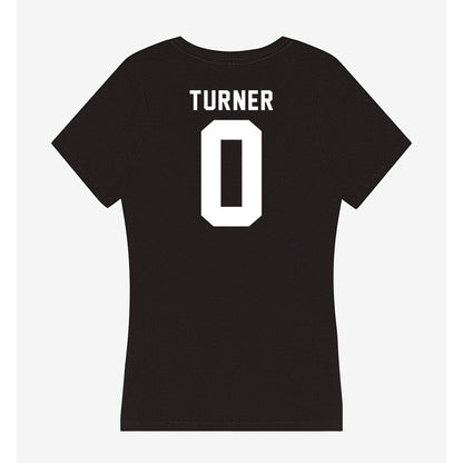 Georgia - NCAA Women's Basketball : Trinity Turner - Women's V-Neck T-Shirt-1
