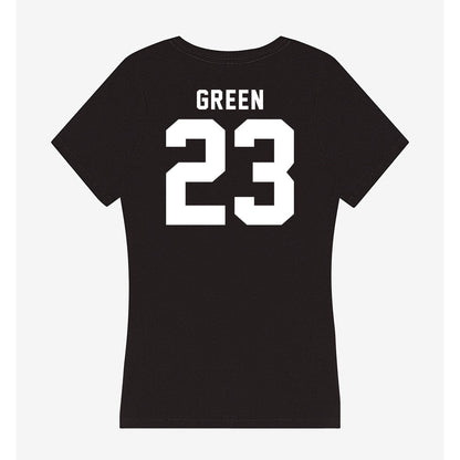 Georgia - NCAA Football : Tyriq Green - Women's V-Neck T-Shirt-1