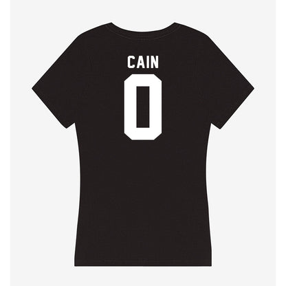 Georgia - NCAA Men's Basketball : Blue Cain - Women's V-Neck T-Shirt-1