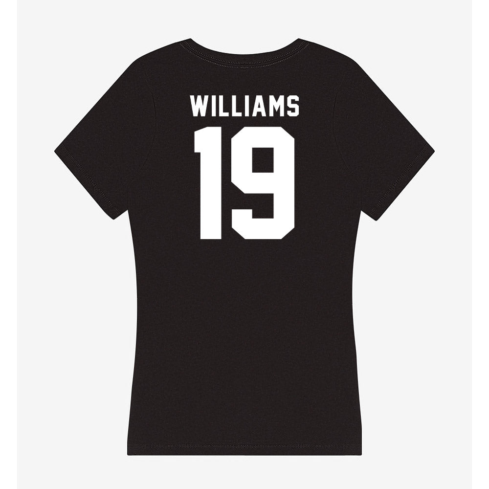 Georgia - NCAA Football : Justin Williams - Women's V-Neck T-Shirt-1