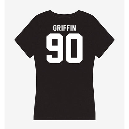 Georgia - NCAA Football : Elijah Griffin - Women's V-Neck T-Shirt-1