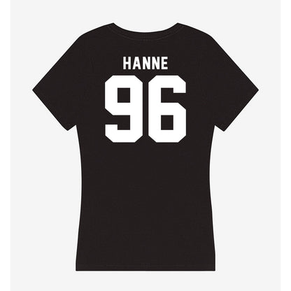 Georgia - NCAA Football : JJ Hanne - Women's V-Neck T-Shirt-1