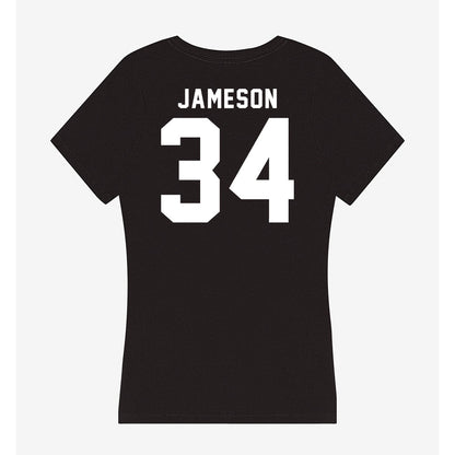 Georgia - NCAA Baseball : Caleb Jameson - Women's V-Neck T-Shirt-1