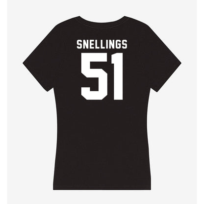 Georgia - NCAA Football : Will Snellings - Women's V-Neck T-Shirt-1
