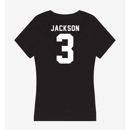Georgia - NCAA Baseball : Daniel Jackson - Women's V-Neck T-Shirt-1
