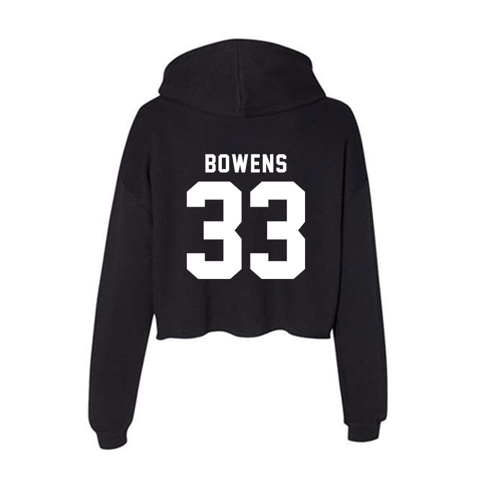 Georgia - NCAA Football : Chauncey Bowens - Women's Crop Fleece Hoodie-1