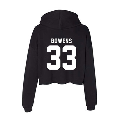 Georgia - NCAA Football : Chauncey Bowens - Women's Crop Fleece Hoodie-1