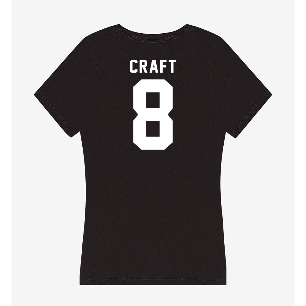 Georgia - NCAA Women's Basketball : Zhen Craft - Women's V-Neck T-Shirt-1