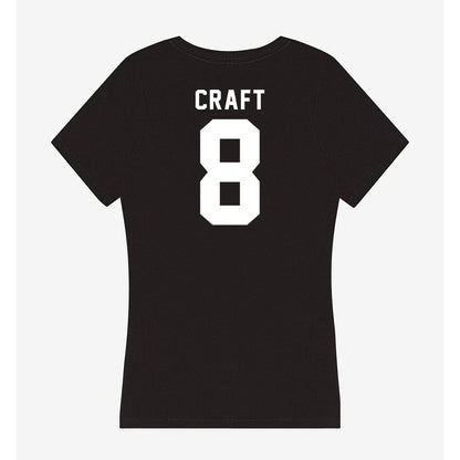 Georgia - NCAA Women's Basketball : Zhen Craft - Women's V-Neck T-Shirt-1