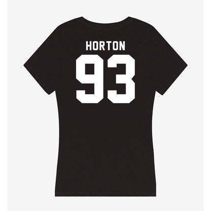 Georgia - NCAA Football : Carter Horton - Women's V-Neck T-Shirt-1