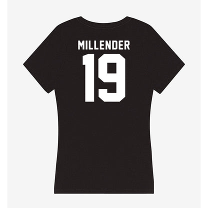 Georgia - NCAA Football : Hezekiah Millender - Women's V-Neck T-Shirt-1