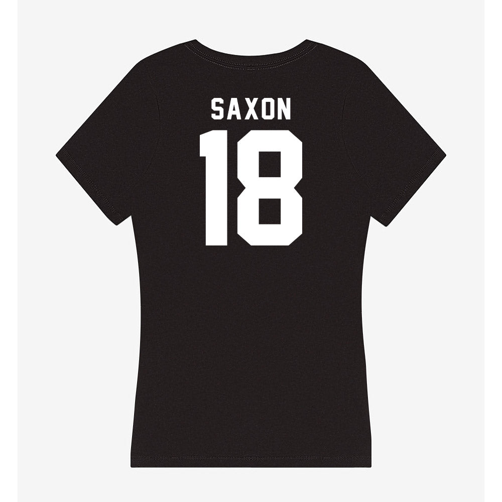Georgia - NCAA Baseball : TL Saxon - Women's V-Neck T-Shirt-1