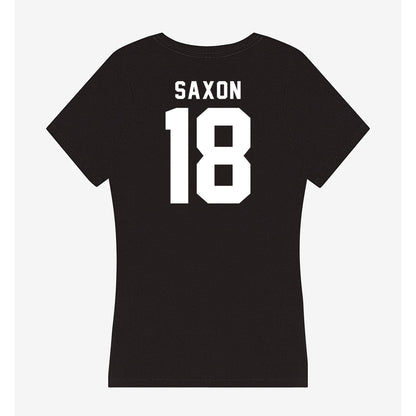 Georgia - NCAA Baseball : TL Saxon - Women's V-Neck T-Shirt-1