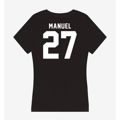 Georgia - NCAA Women's Soccer : Lola Manuel - Women's V-Neck T-Shirt-1