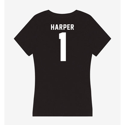 Georgia - NCAA Women's Volleyball : Tori Harper - Women's V-Neck T-Shirt-1