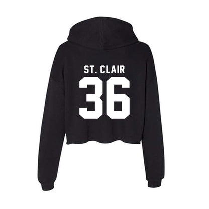 Georgia - NCAA Football : Jackson St. Clair - Women's Crop Fleece Hoodie-1