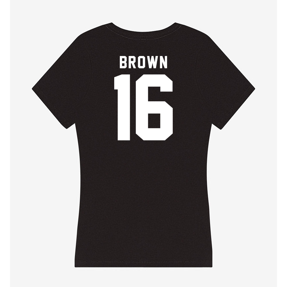 Georgia - NCAA Baseball : Zachary Brown - Women's V-Neck T-Shirt-1