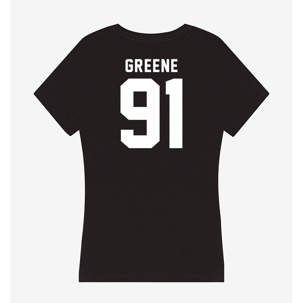 Georgia - NCAA Football : Justin Greene - Women's V-Neck T-Shirt-1