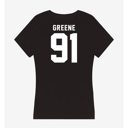 Georgia - NCAA Football : Justin Greene - Women's V-Neck T-Shirt-1
